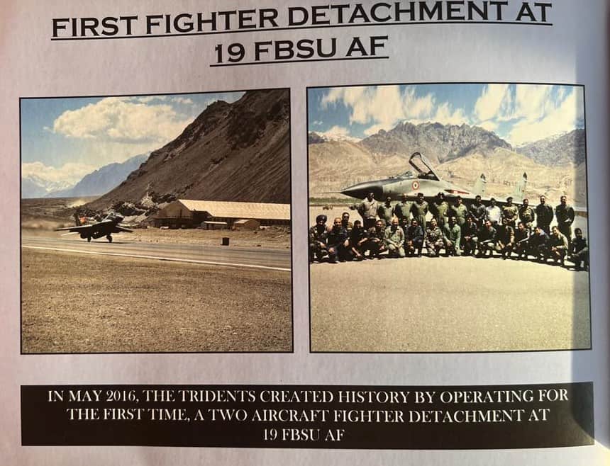 Leh airbase fighters
