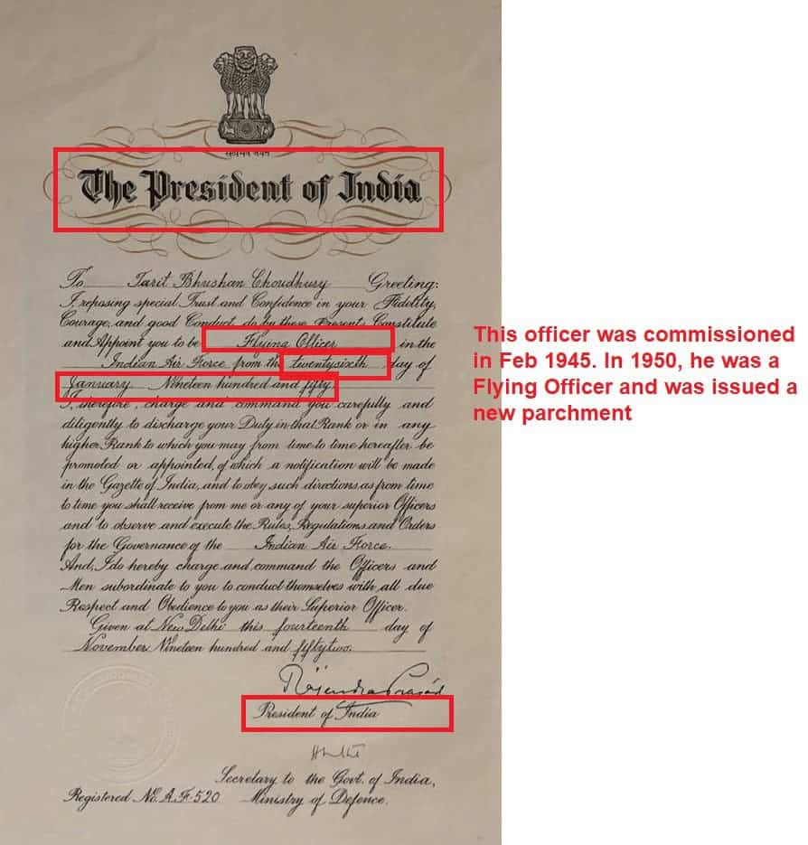Name change in Indian Air Force
