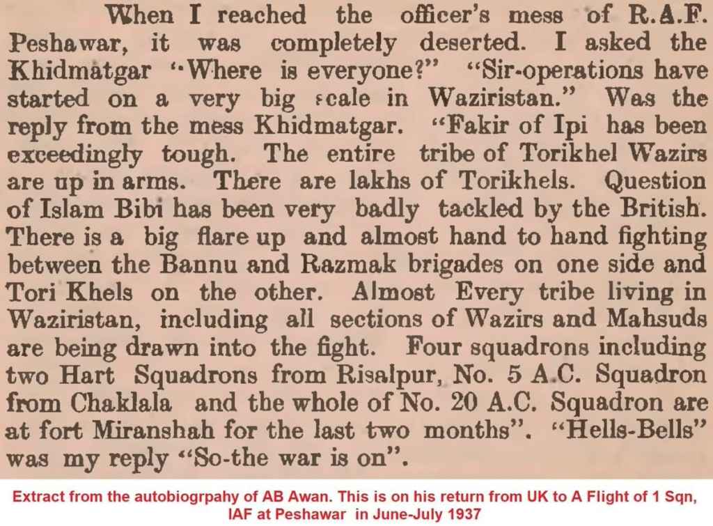 IAF in Miranshah