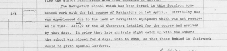 12 Sqn Nav training
