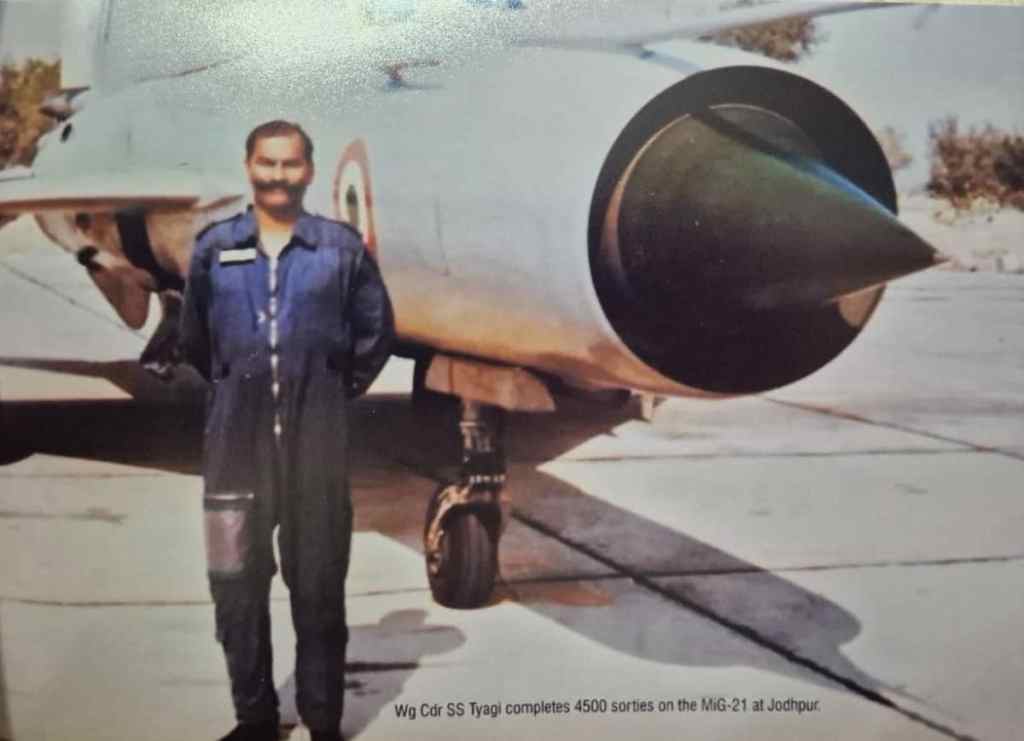 Air Cmde SS Tyagi MiG-21 IAF