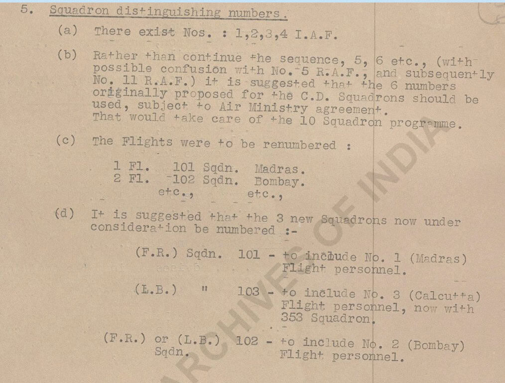Indian Air Force expansion 1942